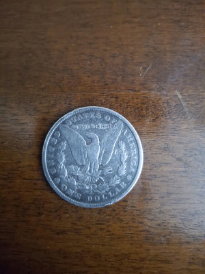 Silver Coin 1 Dollar 1889 used Morgan Dollar