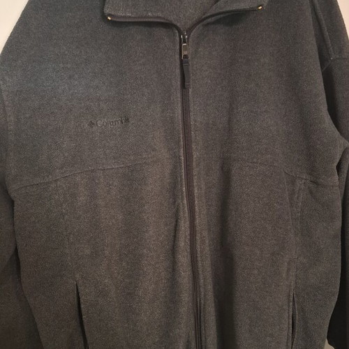 Columbia fleece jacket XL like new, gray