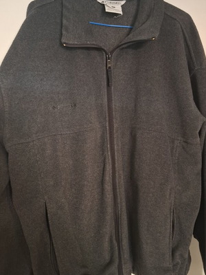 Columbia fleece jacket XL like new, gray