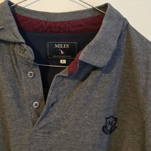 Miles Polo Long Sleeve Shirts Set Large like new, casual style