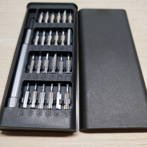 Small screwdrivers set with 24 bits new in case