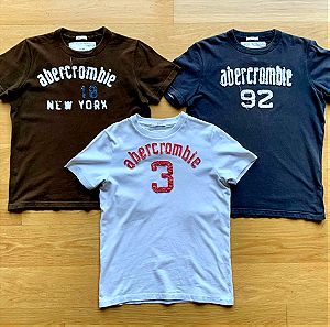 ABERCROMBIE & FITCH - 3 Children’s T-Shirts - Size L