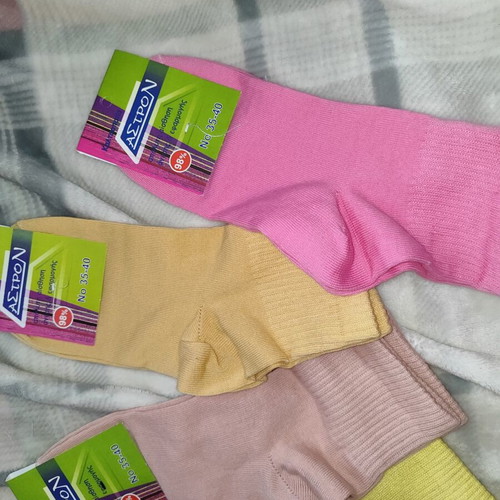 Astron women's socks set new, 7 pairs, multicolor, cotton 98%
