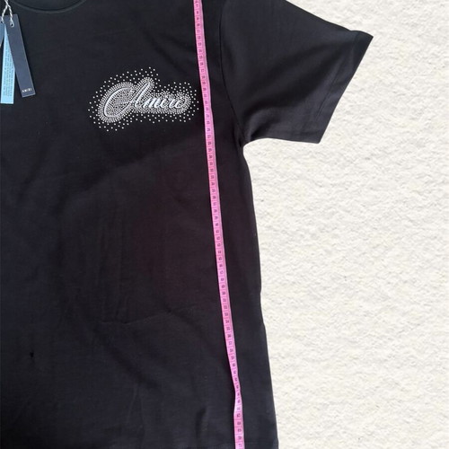 Amiri T-shirt used, black, size XL with strass logo