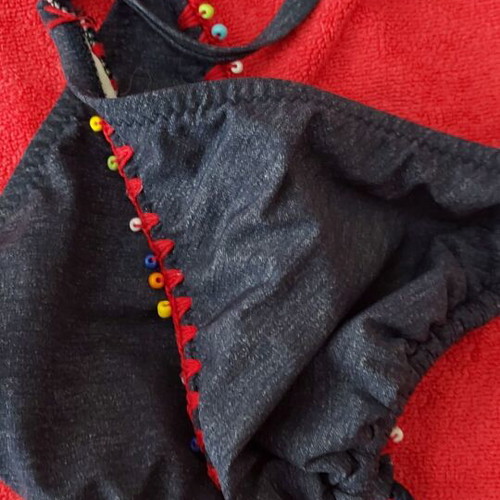 TWO BIKINI TOPS SIZE S/M - THE PRICE REFERS TO BOTH
