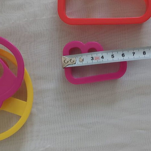 Alphabet Cookie Cutters Set like new, plastic, various sizes