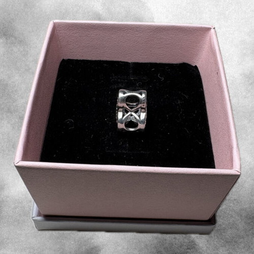 Forever Heart Charm like new, silver gray