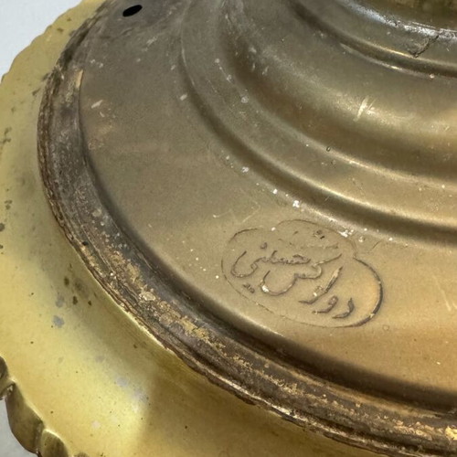 Antique brass samovar used with Persian mark