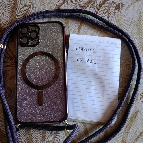 Phone case for iPhone 12 Pro purple like new