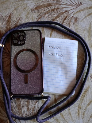 Phone case for iPhone 12 Pro purple like new