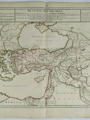 Χάρτης Ανατολικής Μεσογείου G. Delisle 1723