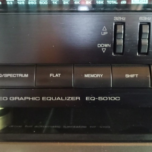 Sherwood EQ5010c Voicing Equalizer like new, dual analyzer