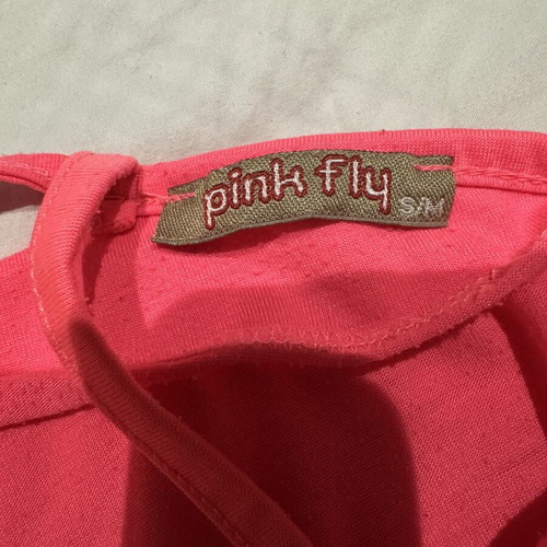 Pink Fly Minnie Mouse cold shoulder blouse, fuchsia, S/M