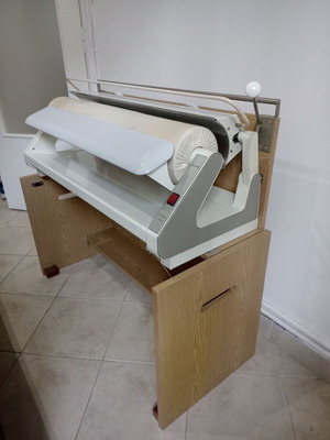 Siemens Heimbügler WB 291 ironing machine with wooden furniture like new