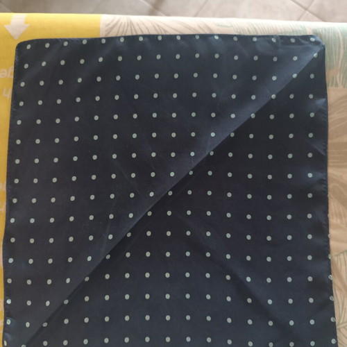 Barton MODA silk polka dot tie and matching pocket square set