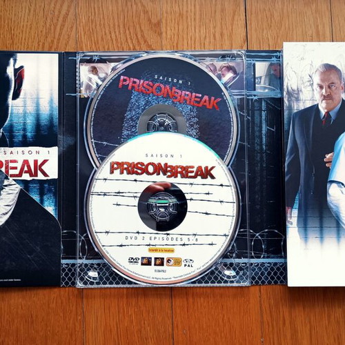 Prison Break Season 1 DVD used, 6 discs, no Greek subtitles