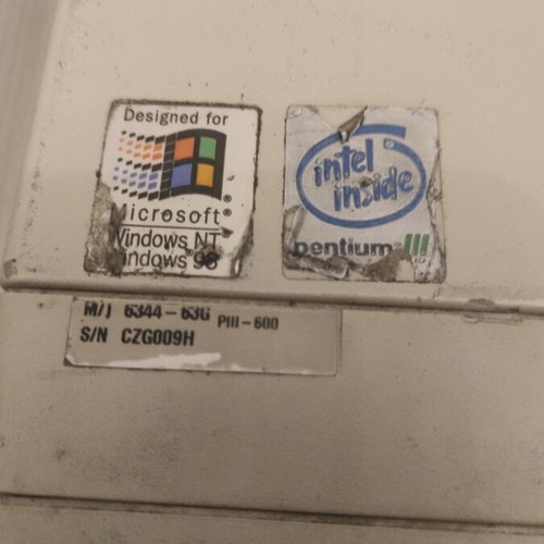 IBM PC Intel Pentium III 512MB RAM 40GB HD used
