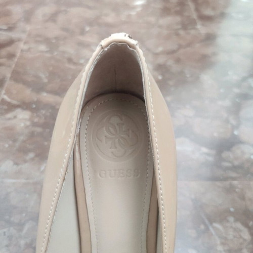 Guess patent leather beige pumps used, size 37.5-38