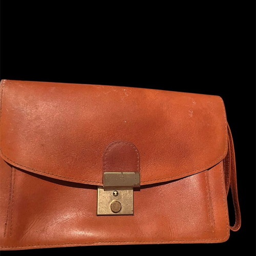 Leather handbag like new