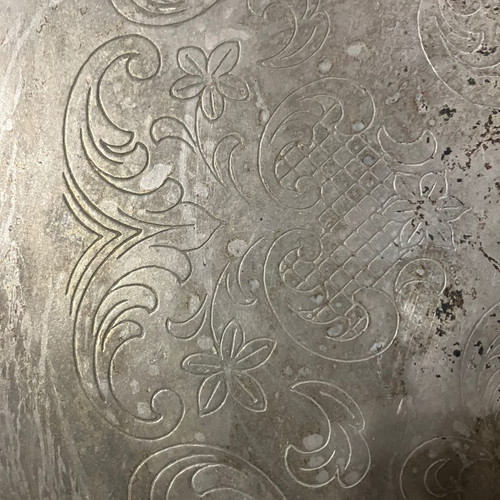 Set of vintage silver-plated and silver items used