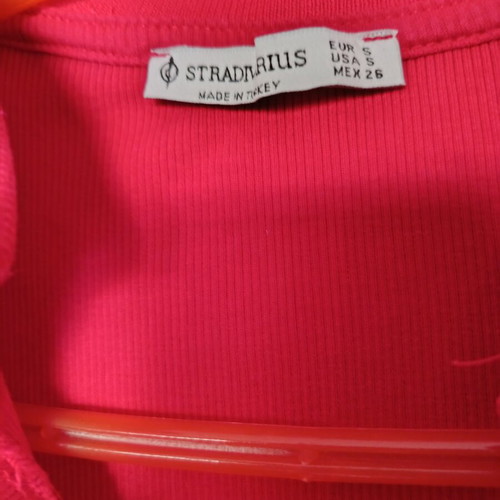 Stradivarius blouse size S red like new