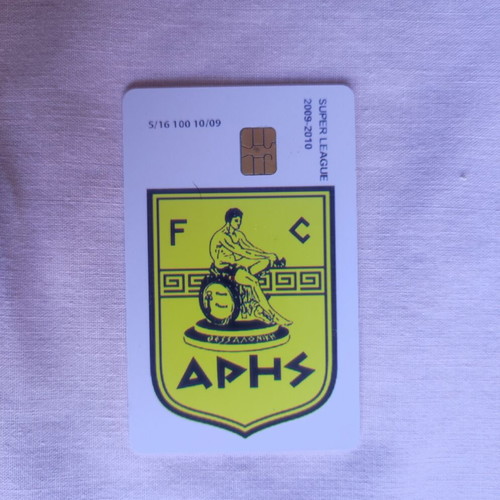 Aris Telecard like new, Super League 2009/10 limited edition