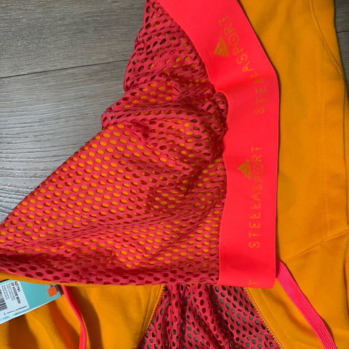 Adidas x Stella McCartney perforated jacket new, orange, size L