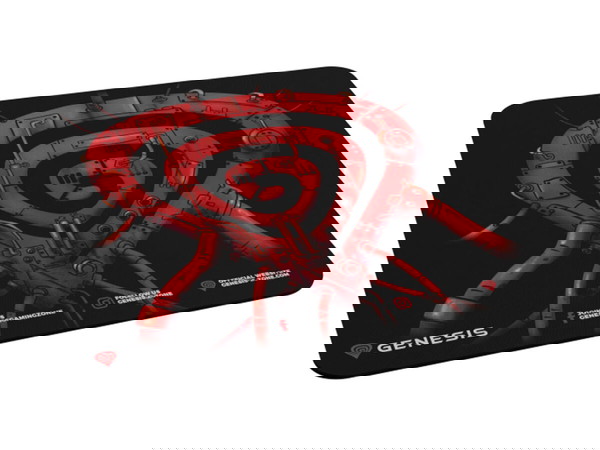 Genesis Pump Up The Game Gaming Mouse Pad 250mm Μαύρο