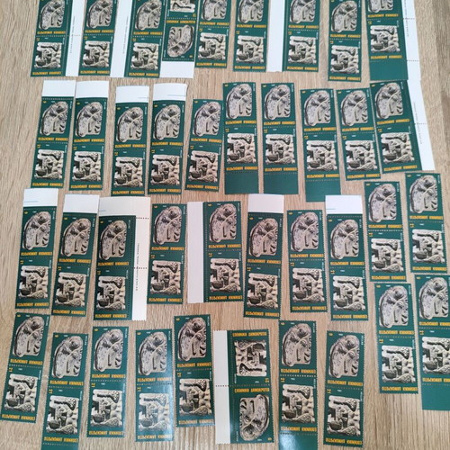 Vintage Christmas Stamp Set Greece 1982 Unused 39 Pieces