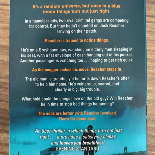 Blue Moon Jack Reacher 24 novel by Lee Child