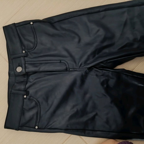 Calzedonia Leather Pants Blue Size XS Like New