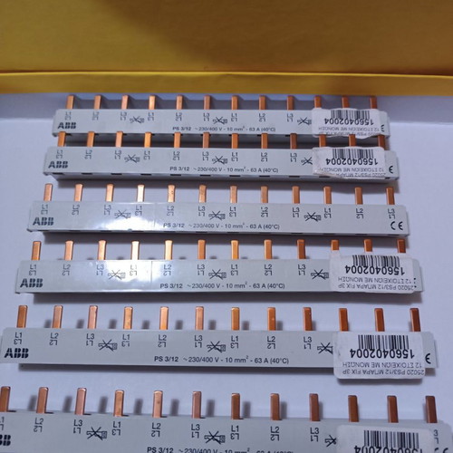 Μπάρα γεφύρωσης ABB 3P 12 στοιχείων με μόνωση καινούργια