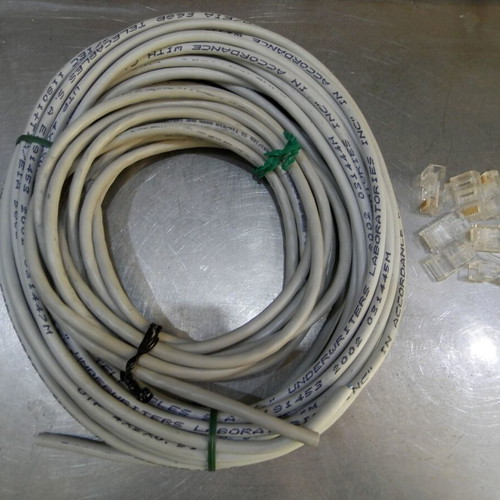 Cable UTP Cat. 5e 4x2x26 AWB 9m with RJ-45 connectors like new