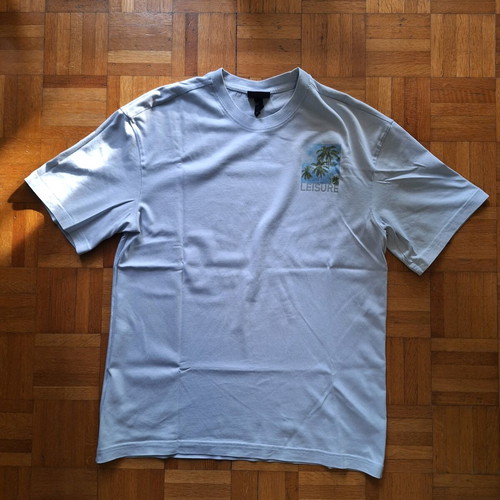 H&M Graphic T-Shirt with palm print, like new, oversized fit