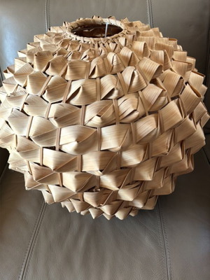 Philips Massive bamboo and rattan lampshade used