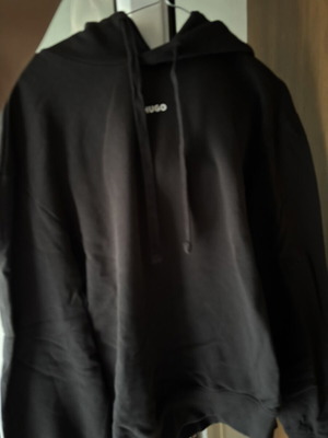 Hugo Boss men's black hoodie sweatshirt, size S