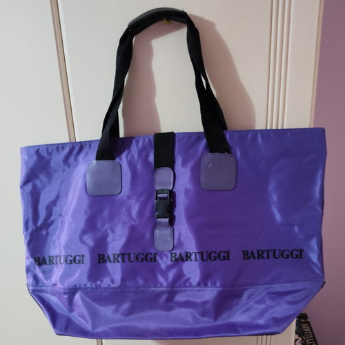 Bartuggi Large Tote Shoulder Bag like new, waterproof nylon, purple
