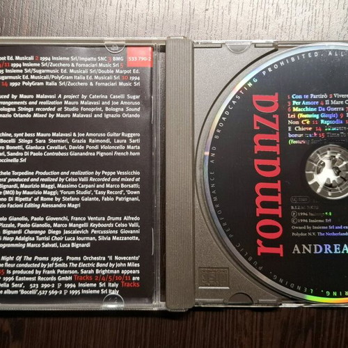 Andrea Bocelli CD pack of 2, like new, Sogno and Romanza
