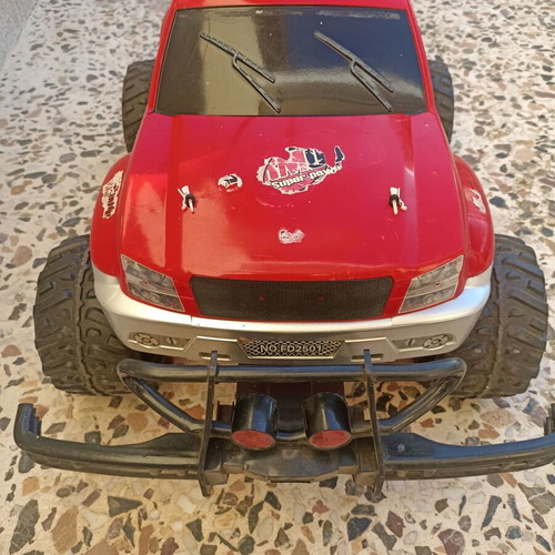 Remote Control Jeep Red Rear-Wheel Drive Like New