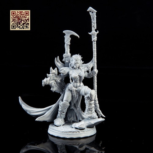 Vorkal Lancer Warrior collectible dark fantasy figure new, primed