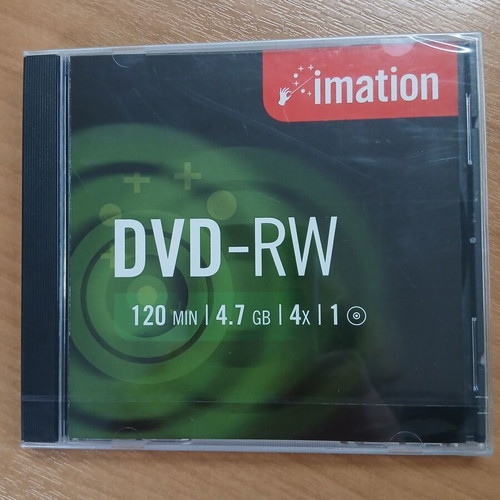Writable DVDs new, pack of 5 Intenso and Imation discs