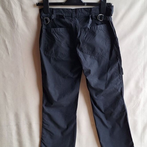 Jucca XS Cargo Black Cotton Pants like new