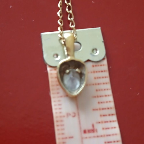 Gold plated silver 925 necklace 42 cm like new