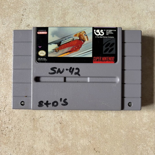 The Rocketeer Super Nintendo SNES game, American