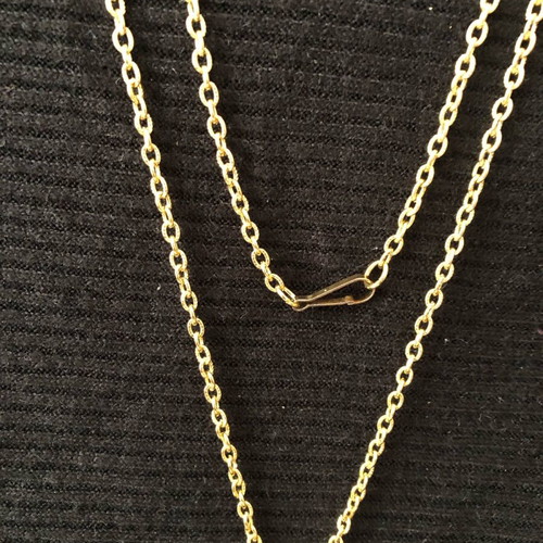 Germaniko Athanato necklace new with brown and gold brooch