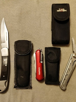 EDC set σαν καινούργιο με 2 σουγιάδες και πολυεργαλεία Tac Maven