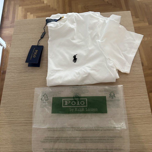 Ralph Lauren White Men T-shirt Size M New