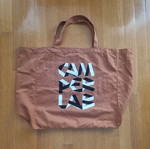Camper backpack bag like new, brown