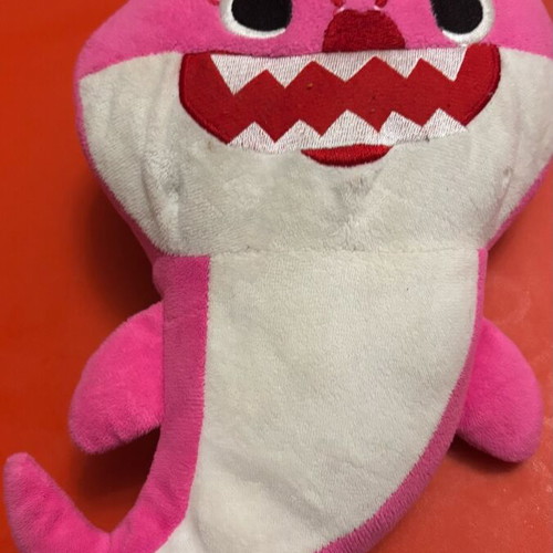 Baby Shark plush toy used, battery operated singing