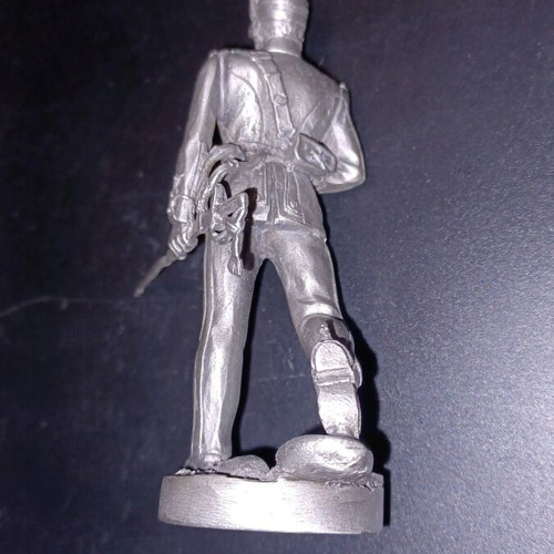 Figure of Greek Artillery School Officer 1900 like new, pewter